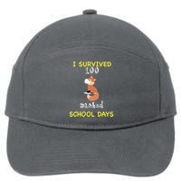 I Survived 100 Masked School Days 7-Panel Snapback Hat