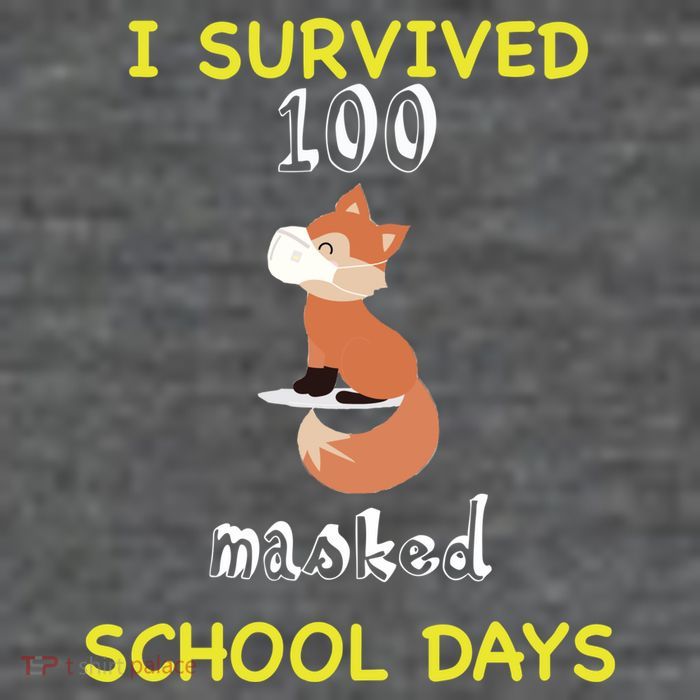 I Survived 100 Masked School Days Baby Bodysuit