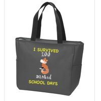 I Survived 100 Masked School Days Zip Tote Bag