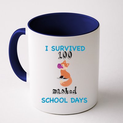 I Survived 100 Masked School Days  Coffee Mug