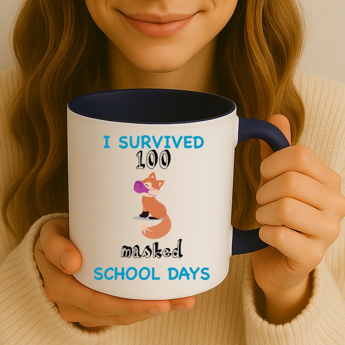 I Survived 100 Masked School Days  Mug