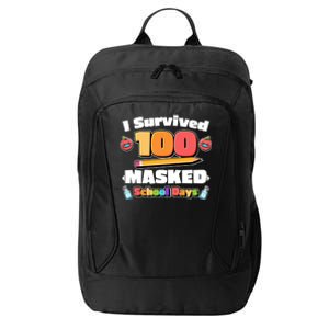 I Survived 100 Masked School Days Pandemic Learning City Backpack