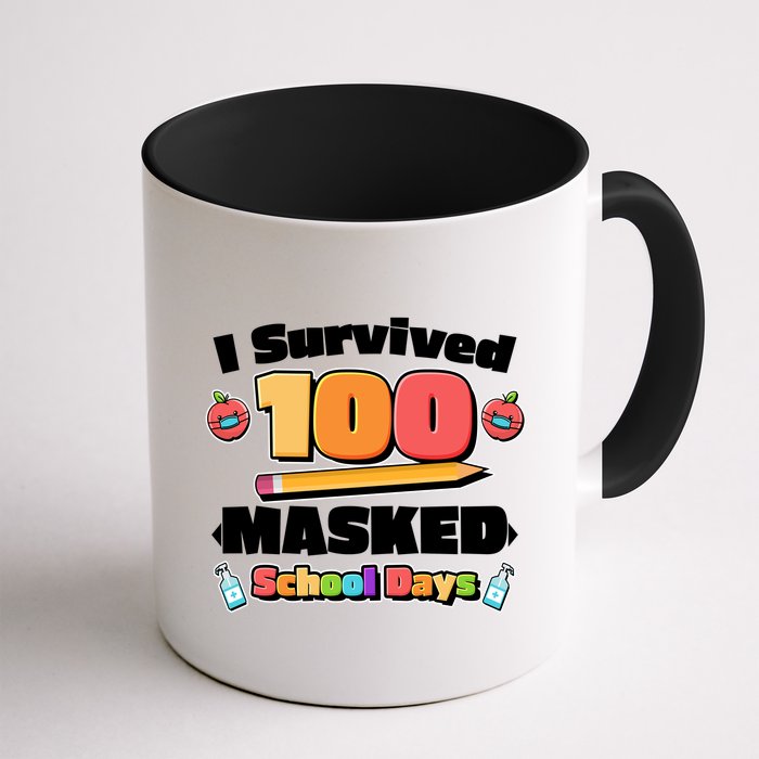 I Survived 100 Masked School Days Pandemic Learning Mug
