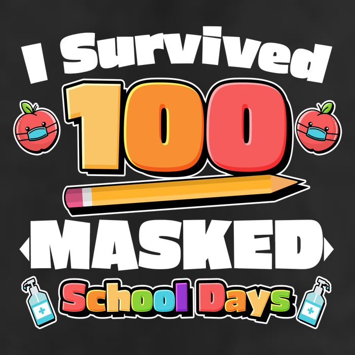 I Survived 100 Masked School Days Pandemic Learning Trucker Hat