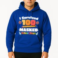 I Survived 100 Masked School Days Pandemic Learning Hoodie