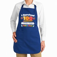 I Survived 100 Masked School Days Pandemic Learning Apron