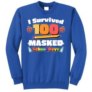 I Survived 100 Masked School Days Pandemic Learning Sweatshirt