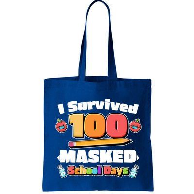 I Survived 100 Masked School Days Pandemic Learning Bag
