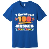 I Survived 100 Masked School Days Pandemic Learning Premium T-Shirt