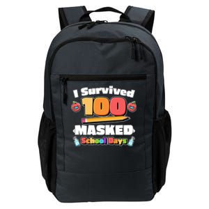 I Survived 100 Masked School Days Pandemic Learning Daily Commute Backpack