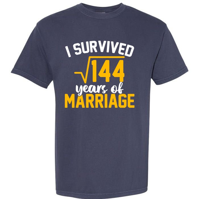 I Survived 144 Years Of Marriage Garment-Dyed Heavyweight T-Shirt