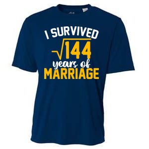 I Survived 144 Years Of Marriage Cooling Performance Crew T-Shirt