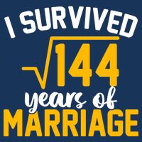 I Survived 144 Years Of Marriage Cooling Performance Crew T-Shirt