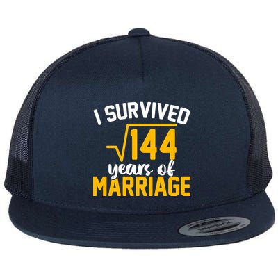 I Survived 144 Years Of Marriage Flatbill Hat