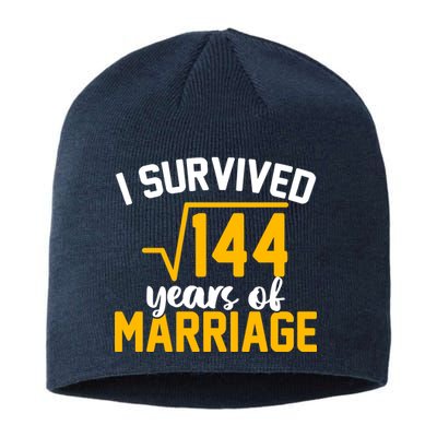 I Survived 144 Years Of Marriage Sustainable Beanie