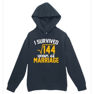 I Survived 144 Years Of Marriage Urban Pullover Hoodie