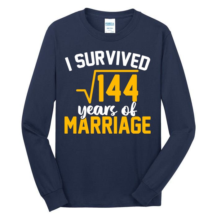 I Survived 144 Years Of Marriage Tall Long Sleeve T-Shirt