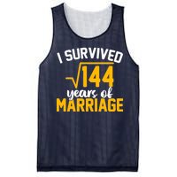 I Survived 144 Years Of Marriage Mesh Reversible Basketball Jersey Tank