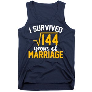 I Survived 144 Years Of Marriage Tank Top