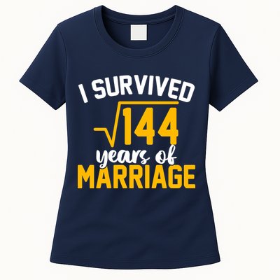 I Survived 144 Years Of Marriage Womens T-Shirt