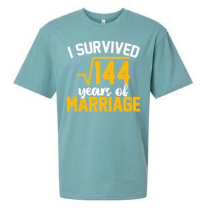 I Survived 144 Years Of Marriage Sueded Cloud Jersey T-Shirt