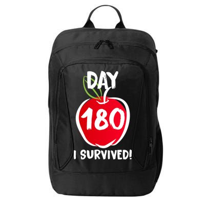 I Survived 180 Days Last Day Of School City Backpack