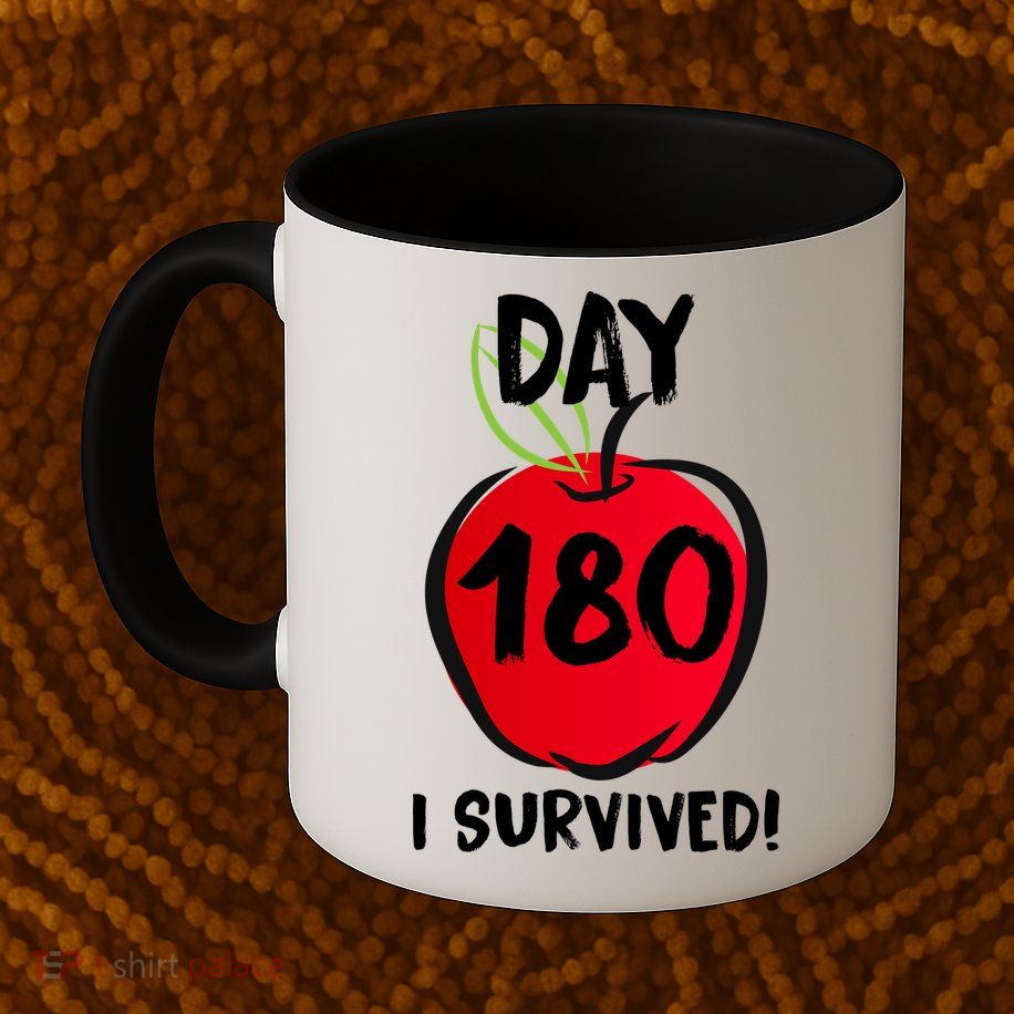 I Survived 180 Days Last Day Of School Mug