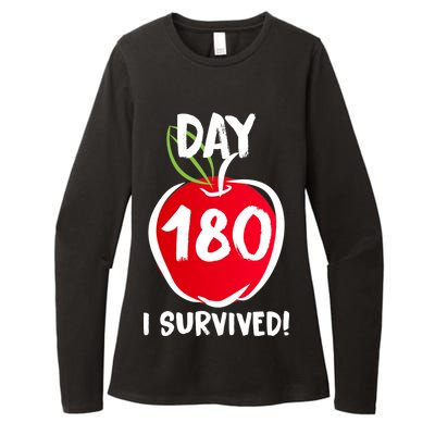 I Survived 180 Days Last Day Of School Womens CVC Long Sleeve Shirt