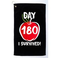 I Survived 180 Days Last Day Of School Golf Towel