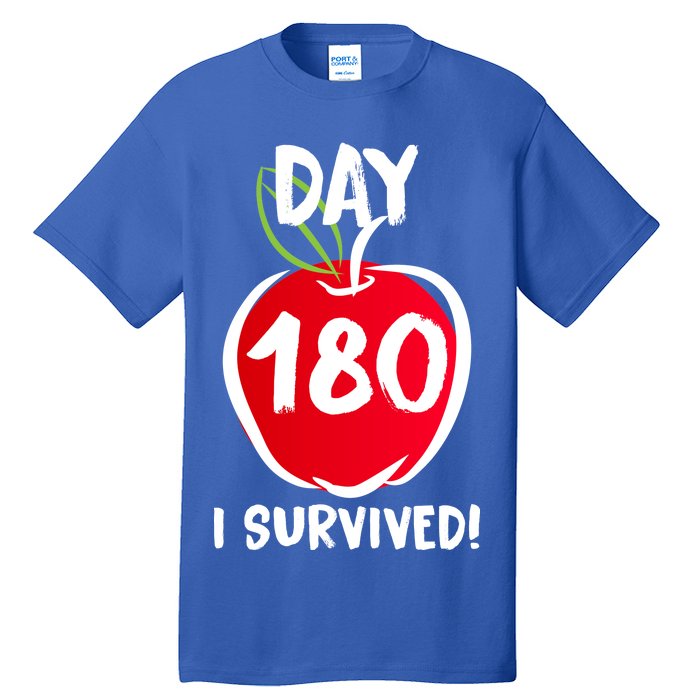 I Survived 180 Days Last Day Of School Tall T-Shirt