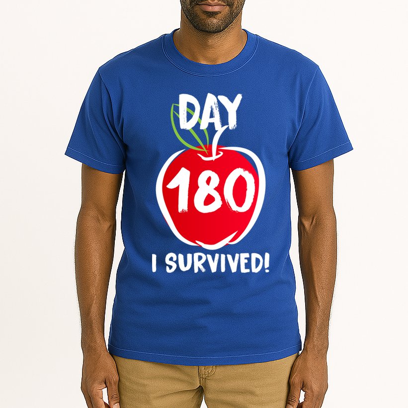 I Survived 180 Days Last Day Of School Tall T-Shirt