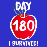I Survived 180 Days Last Day Of School 16 in Basic Backpack