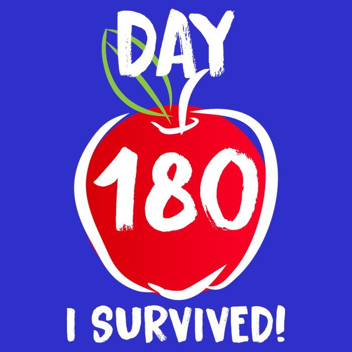 I Survived 180 Days Last Day Of School 16 in Basic Backpack