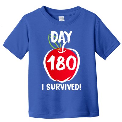I Survived 180 Days Last Day Of School Toddler T-Shirt