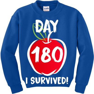 I Survived 180 Days Last Day Of School Kids Sweatshirt