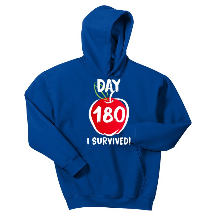 I Survived 180 Days Last Day Of School Kids Hoodie