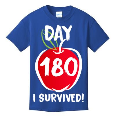 I Survived 180 Days Last Day Of School Kids T-Shirt