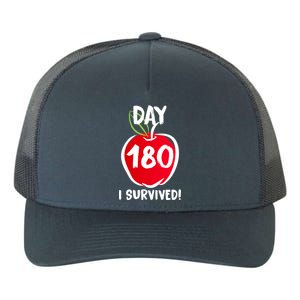 I Survived 180 Days Last Day Of School Yupoong Adult 5-Panel Trucker Hat