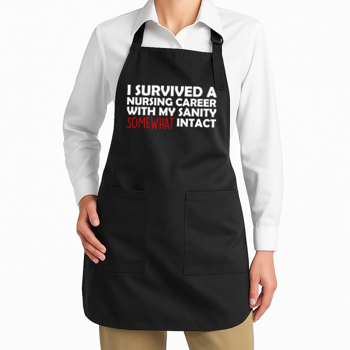 I Survived A Nursing Career With My Sanity Somewhat Intact Apron