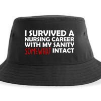 I Survived A Nursing Career With My Sanity Somewhat Intact Sustainable Bucket Hat