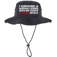 I Survived A Nursing Career With My Sanity Somewhat Intact Bucket Hat