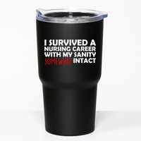I Survived A Nursing Career With My Sanity Somewhat Intact Tumbler