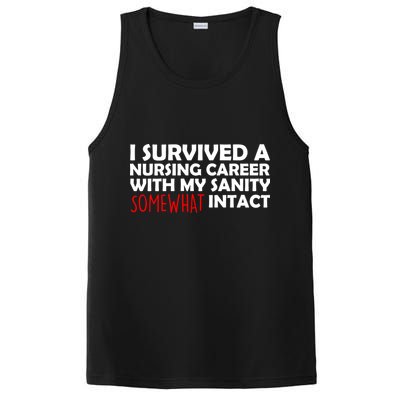 I Survived A Nursing Career With My Sanity Somewhat Intact PosiCharge Competitor Tank