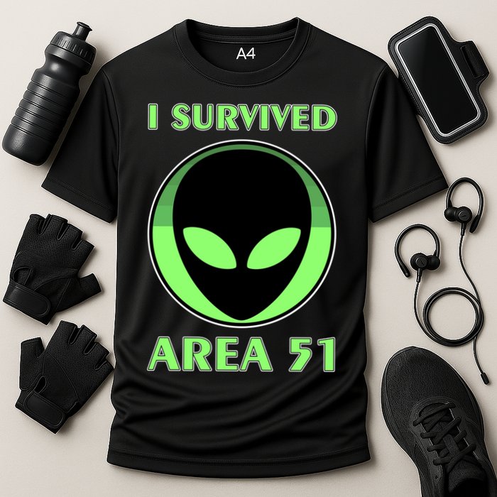 I Survived Area 51 Cooling Performance Crew T-Shirt