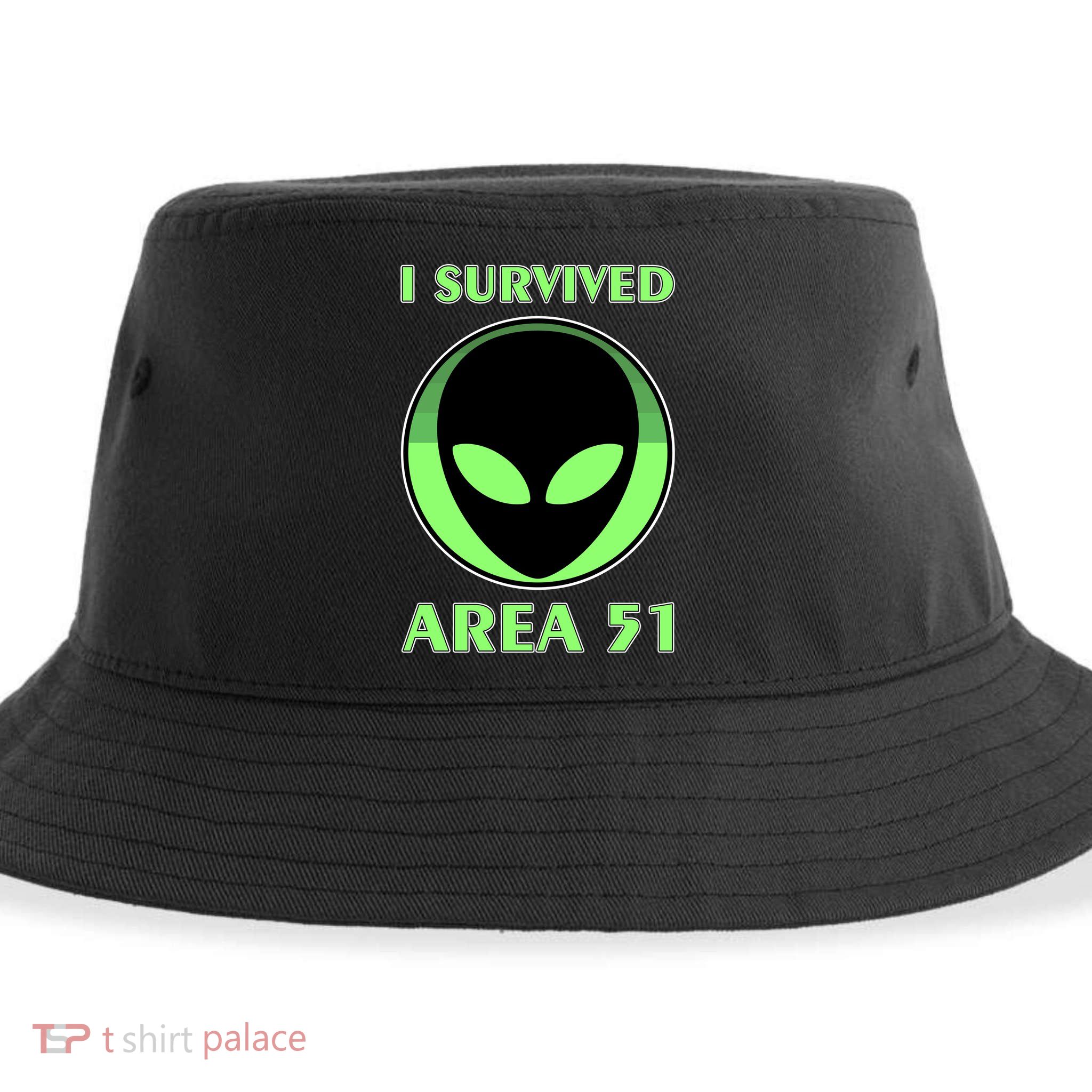 I Survived Area 51 Sustainable Bucket Hat
