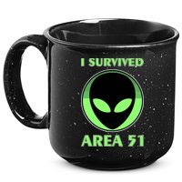 I Survived Area 51 15oz Campfire Ceramic Mug