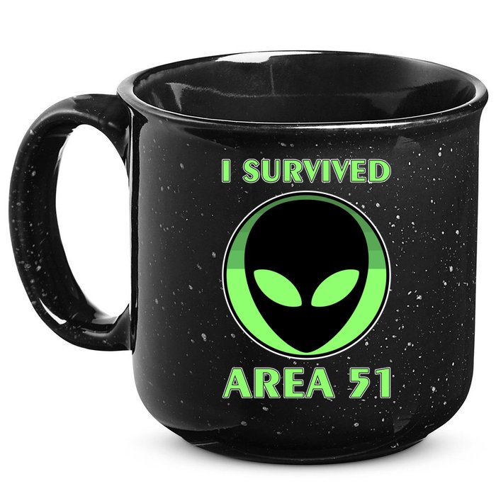 I Survived Area 51 15oz Campfire Ceramic Mug
