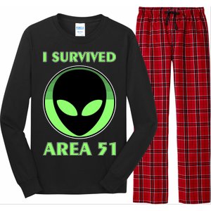 I Survived Area 51 Long Sleeve Pajama Set