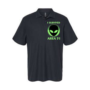 I Survived Area 51 Softstyle Adult Sport Polo