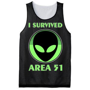 I Survived Area 51 Mesh Reversible Basketball Jersey Tank